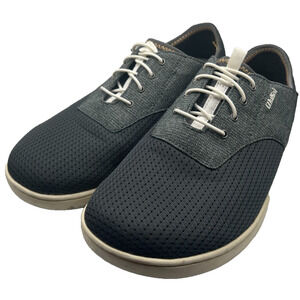 Olukai Mens Size 8 M Sneakers Gray Casual Slip On Classic Nohea Moku Shoes